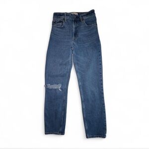 Abercrombie & Fitch Distressed Blue Skinny Jeans